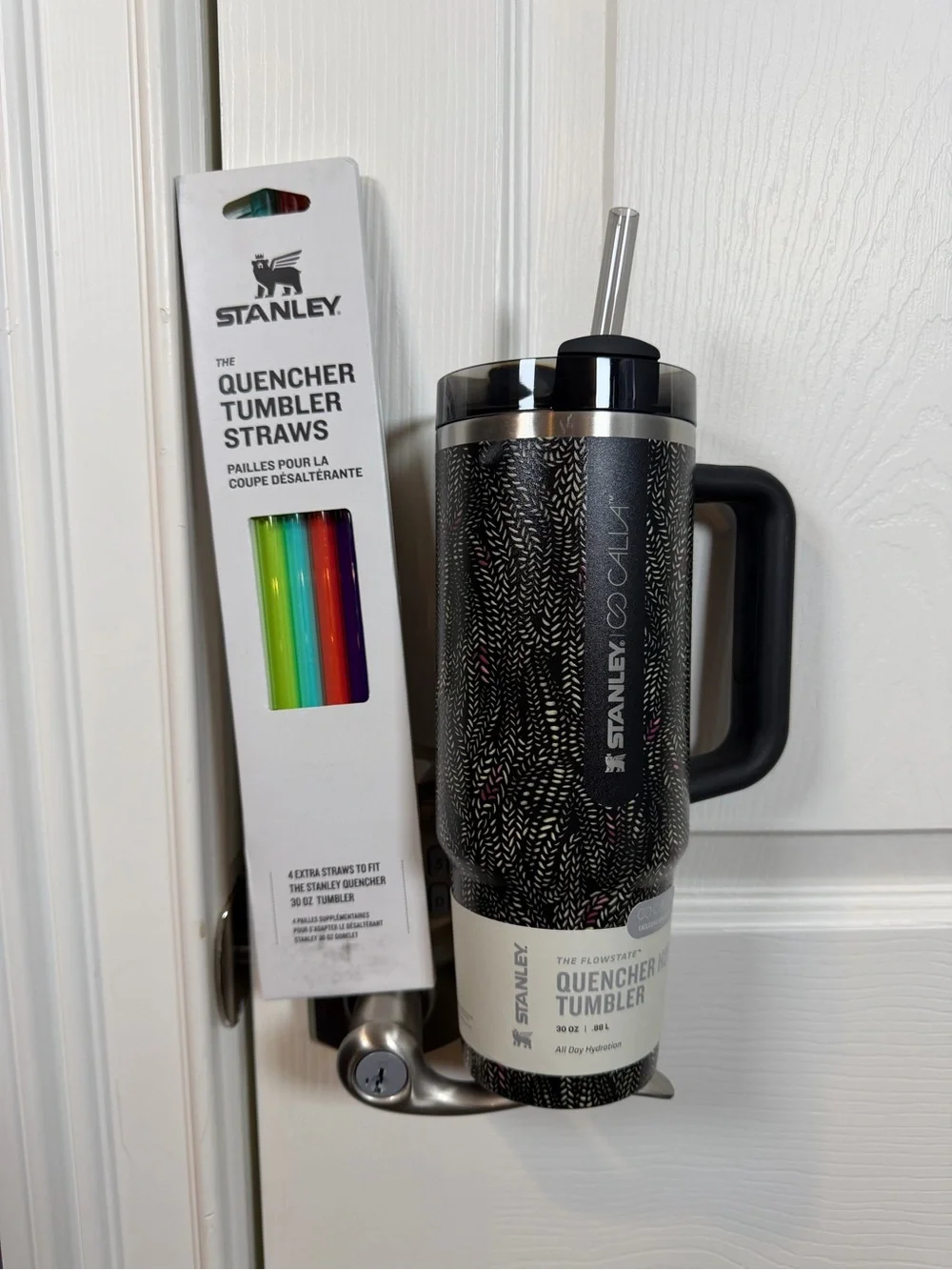 Stanley X Calia - Quencher Tumbler Mug - Black Confetti